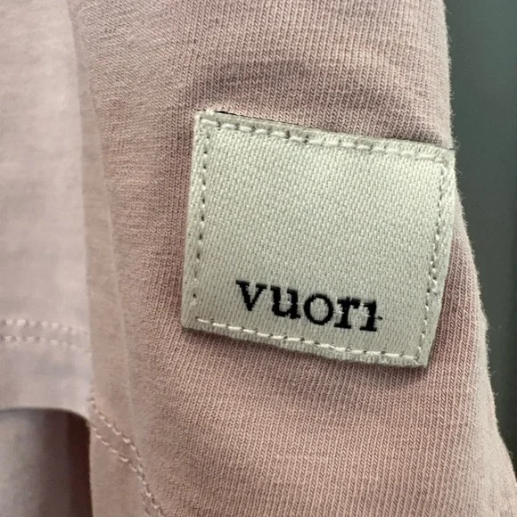 Vuori Women's Muscle Tee - Soft Pink - Picture 3 of 5